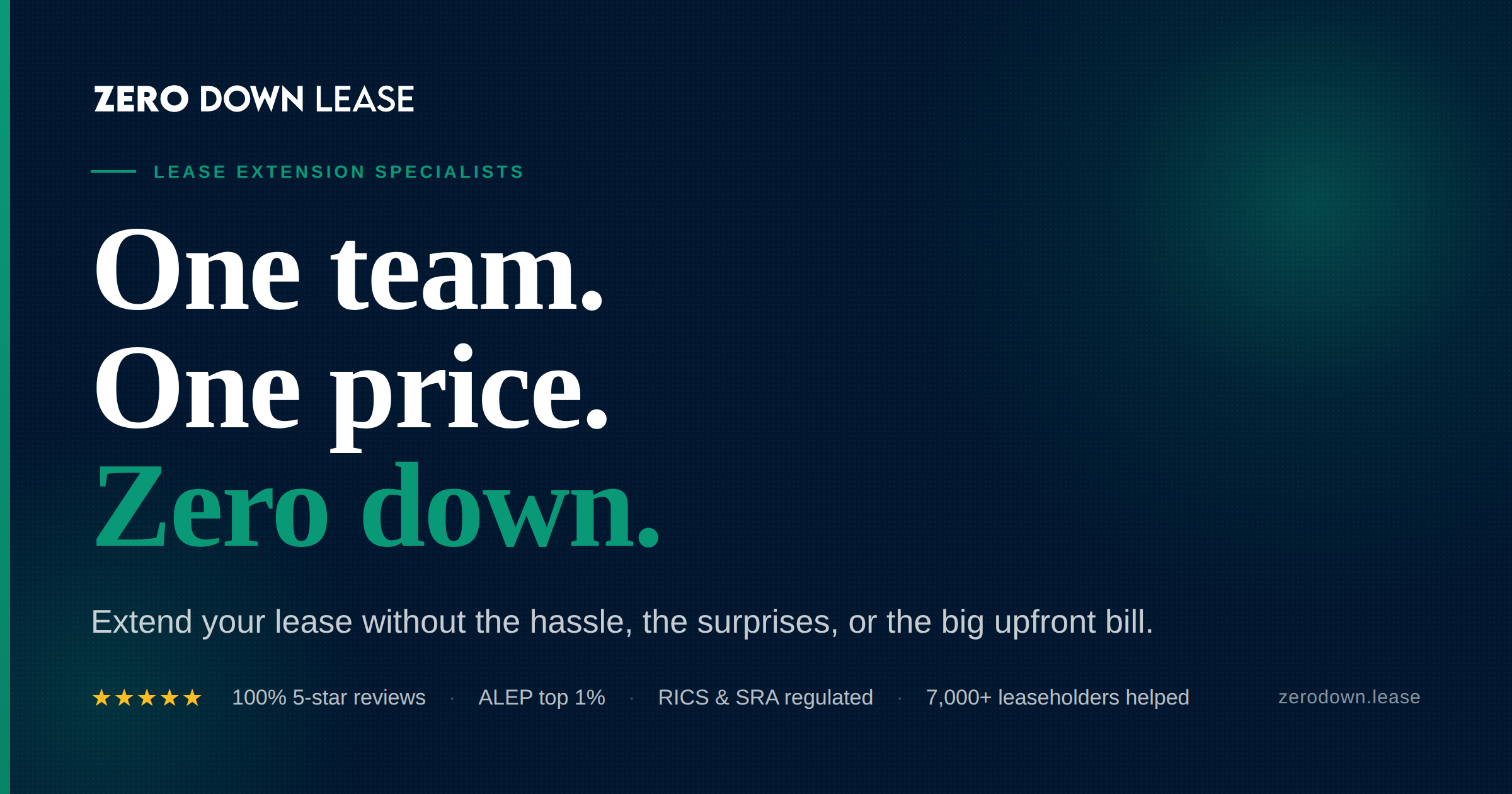 Zero Down Lease – The Lease Extension Specialists